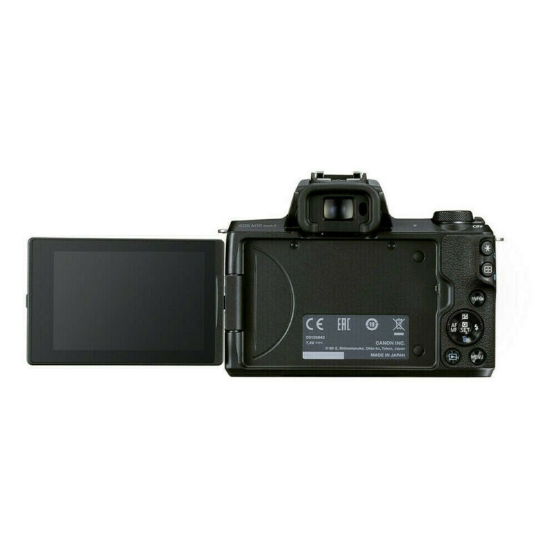 Canon EOS M50 Mark II noir appareil-photo-hybride 3