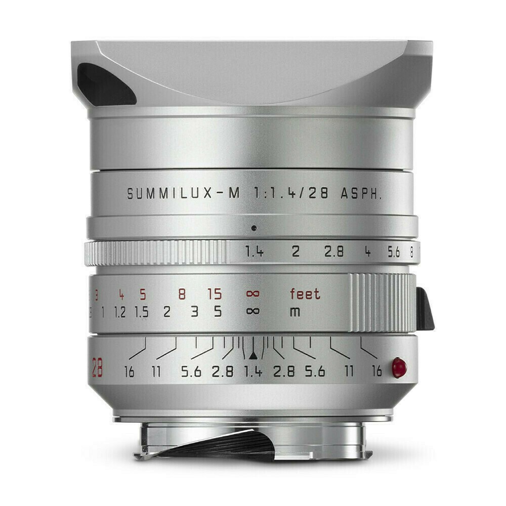Leica M Summilux 28mm silver para face