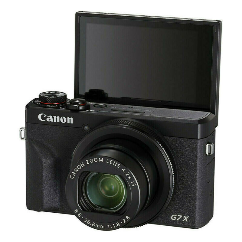 Canon PowerShot G7X mark III Noir - face écran