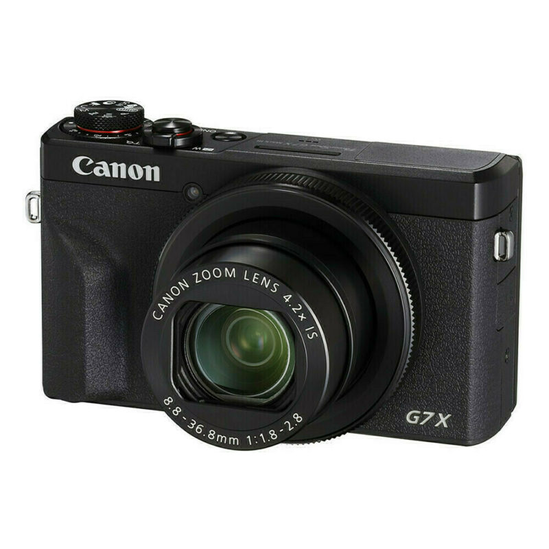 Canon PowerShot G7X mark III Noir - face