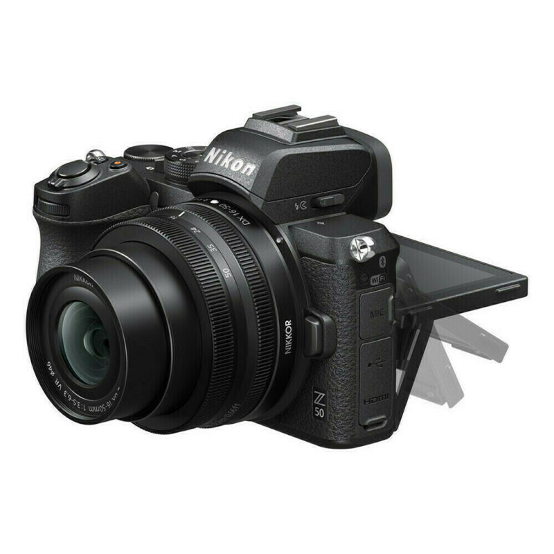 Nikon Z50 + Z DX 16-50 - écran pivoté