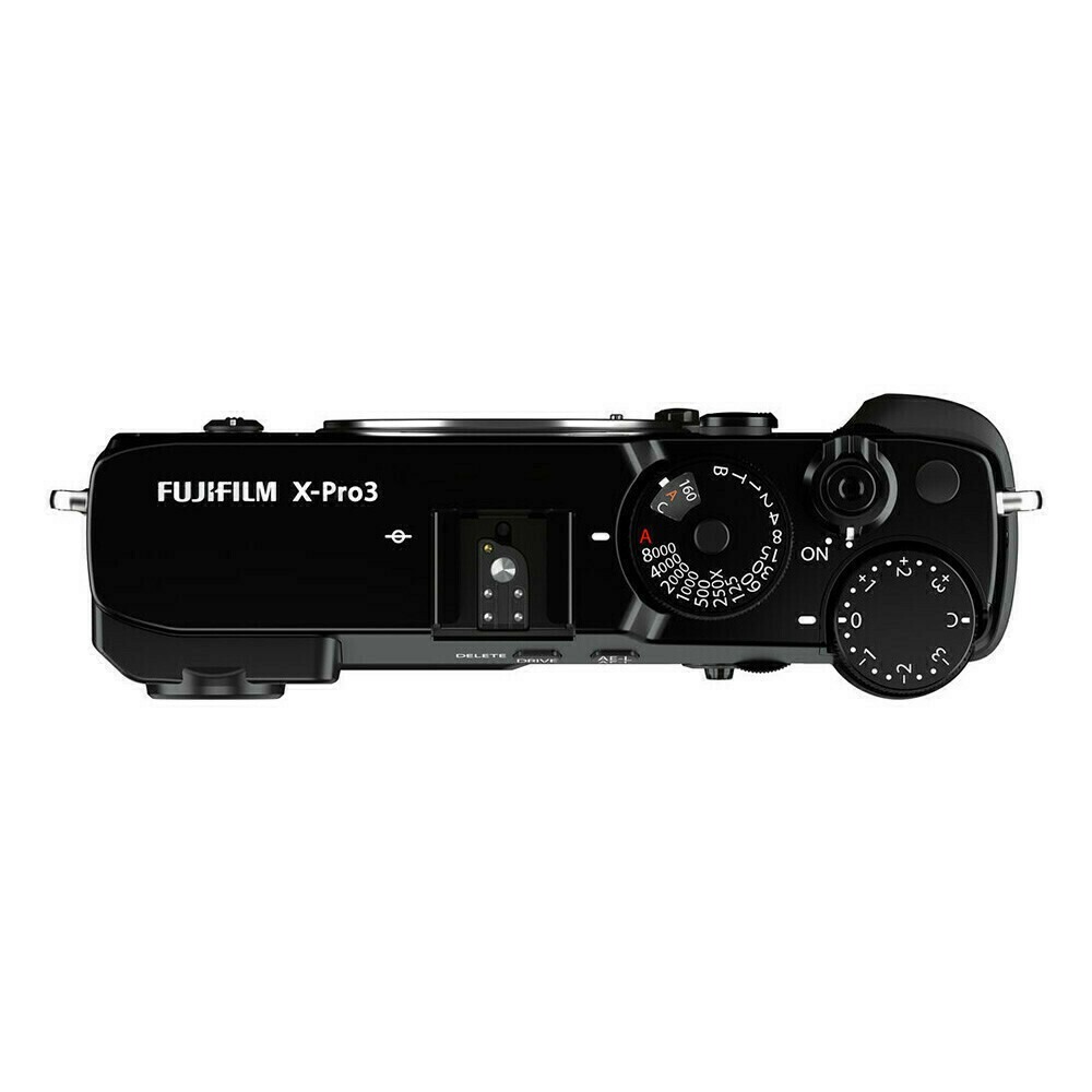 Fujifilm X Pro3 Noir Dessus