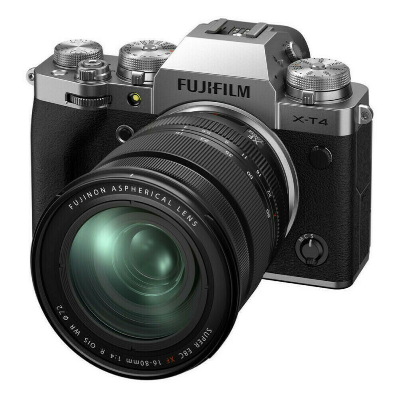 Fujifilm X-T4 + 16-80 - Argent - face 2