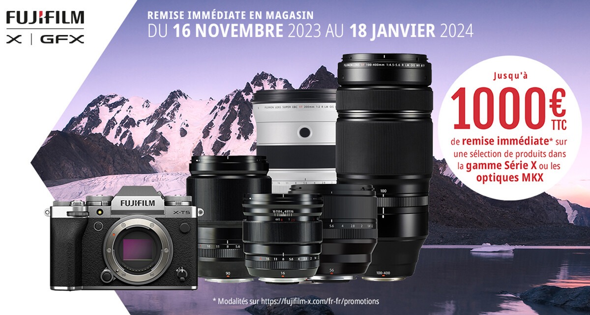 Fujifilm Offre X Hiver 2023 Banniere