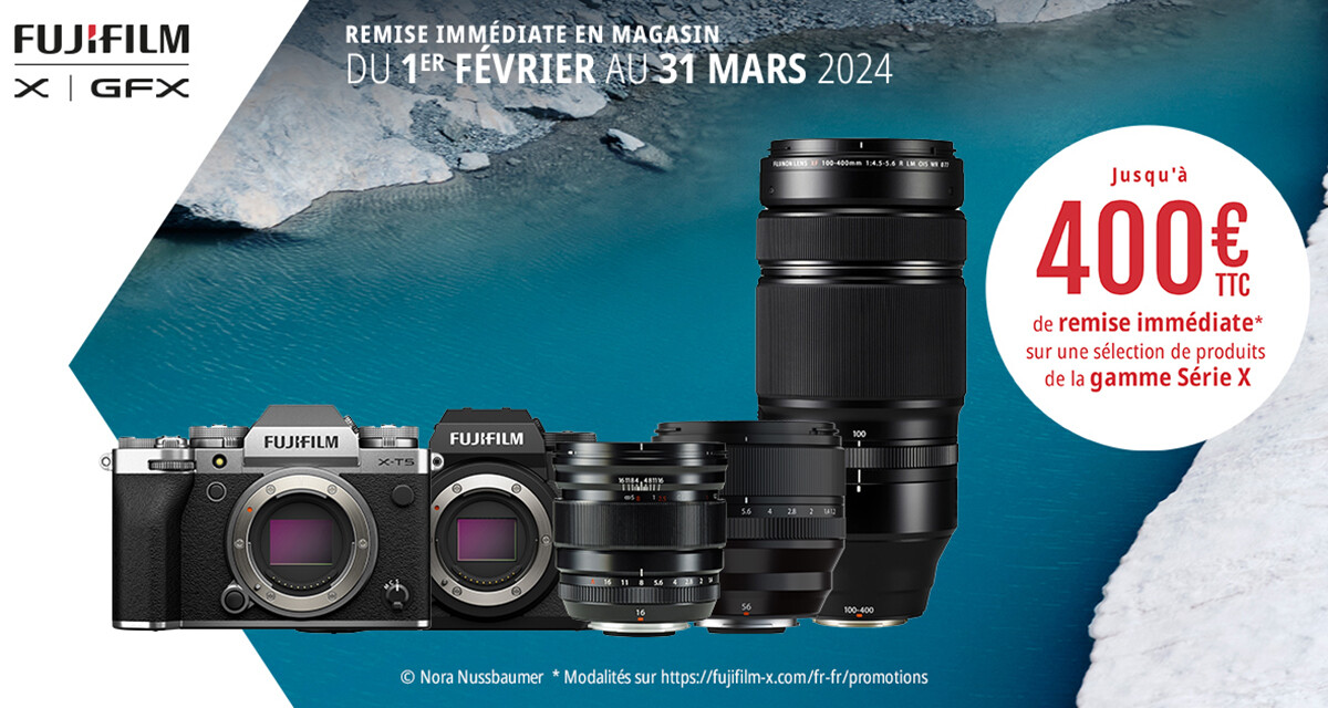 Fujifilm Offre X février 2024 Bannière