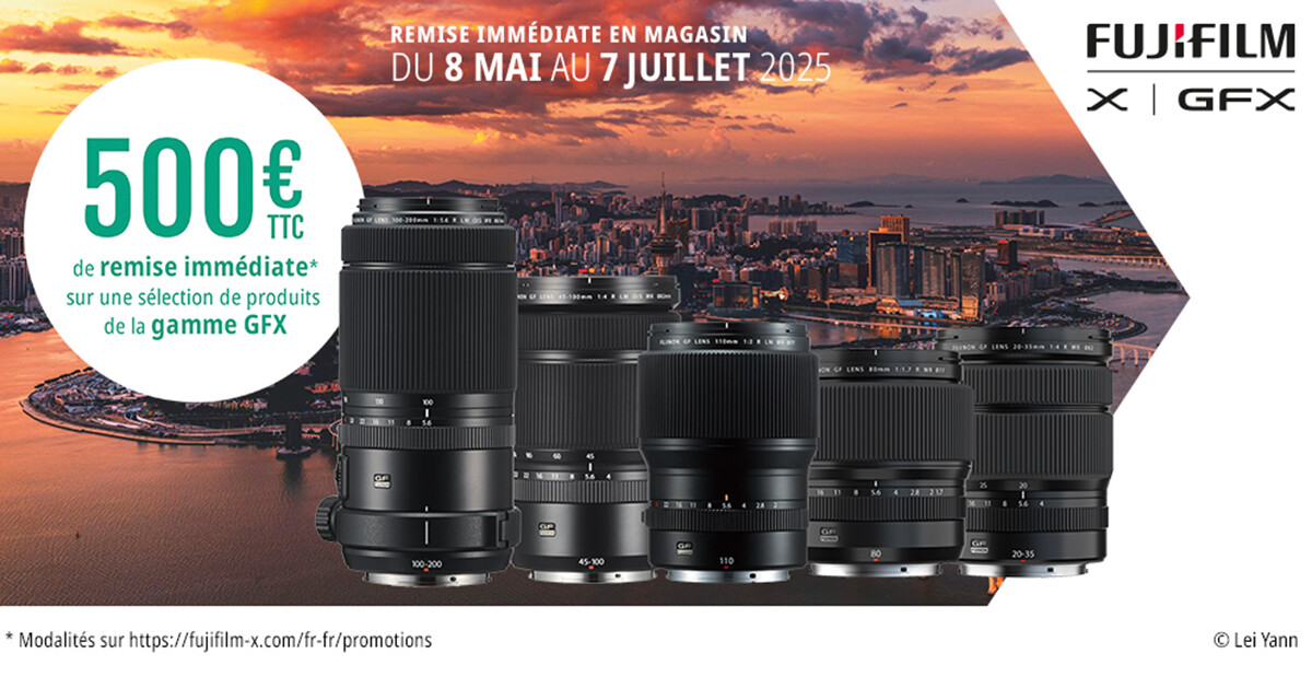 Offre Fuji GF été 2025 Ban