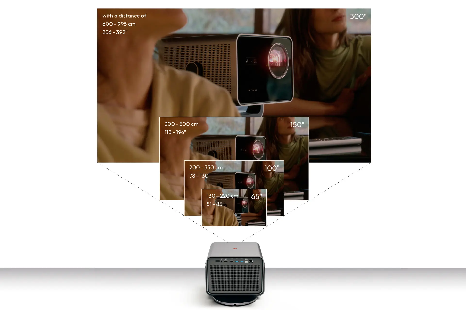 Leica with a distance