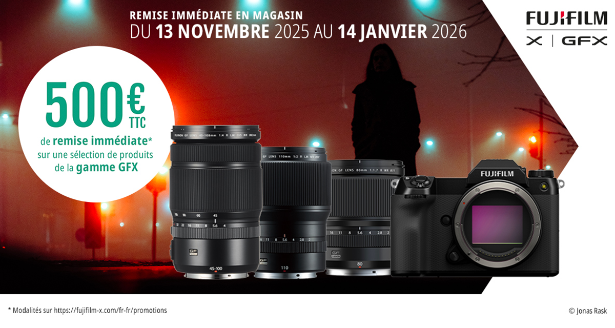 Offre Fuji GFX Hiver 2025 Ban