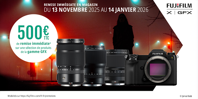 Offre Fuji GFX Hiver 2025 Cat